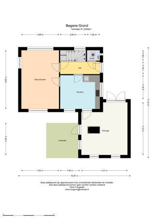 Floorplan - Kerkweg 10, 7038 CG Zeddam